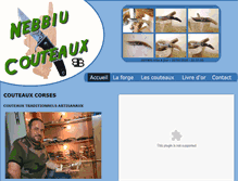 Tablet Screenshot of nebbiu-couteaux.com